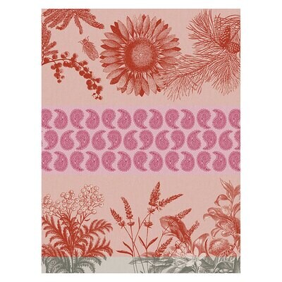 Le Jacquard Francais Soleil Au Jardin Red Tea Towel 24 x 31 Inch 27565 Set of 4, MPN: 27565, 366026…