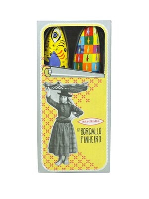 Bordallo Pinheiro Pinheiro Sardine Pack Arte Decorated 65023146, MPN: 65023146, 5600413608784