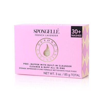 Spongelle Pedi-Buffer French Lavender 30+ Uses Pack of 6 AST-BCPBFL