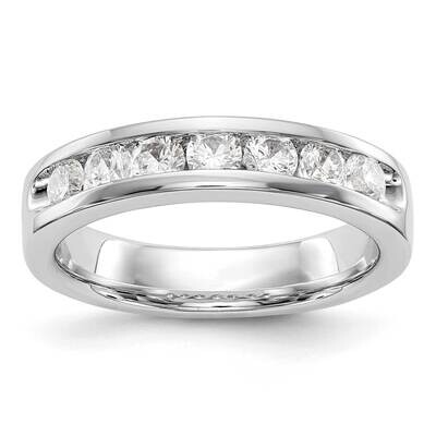 7-Stone Diamond Channel Band 14k White Gold RM3297B-072-WAA, MPN: RM3297B-072-WAA,