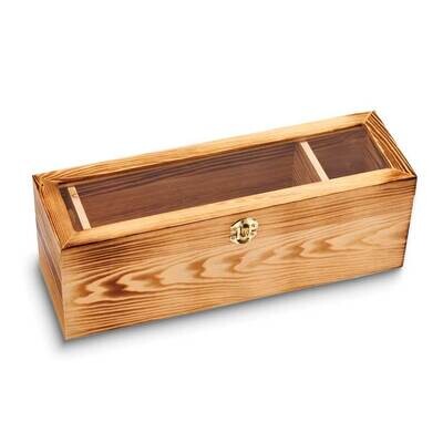 Light Wood Hinged Cover Wine Box GM24028, MPN: GM24028, 47105609493