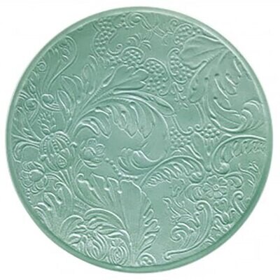 Raynaud Italian Renaissance Coupe Plate Flat Full Engraved Turquoise 0821-47-113016, MPN: 0821-47-1…