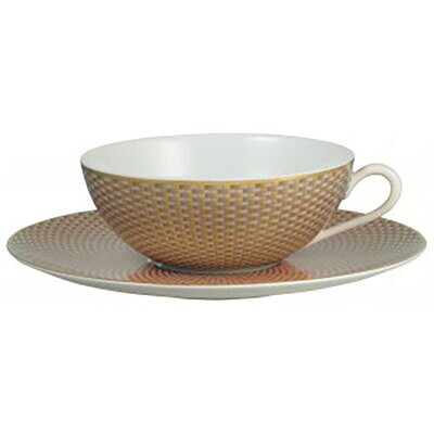 Raynaud Tresor Tea Cup Extra And Saucer Beige 0541-37-854022, MPN: 0541-37-854022, 3660006763674