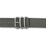 24mm 2-Piece Grey Ballistic Nylon Watch Band  BA391-24, MPN: BA391-24,