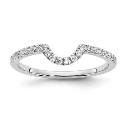 Si1/Si2, G H I, Matching Wedding Band 14k White Gold Lab Grown Diamond RM7990B-022-WLG, MPN: RM7990…