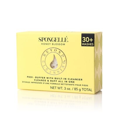 Spongelle Pedi-Buffer Honey Blossom 30+ Uses Pack of 6 AST-BCPBHB