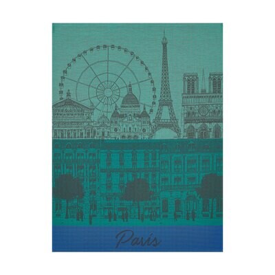 Le Jacquard Francais Paris Panorama Garden Tea Towel 24 X 31 Inch 22745 Set of 4, MPN: 22745, 36602…