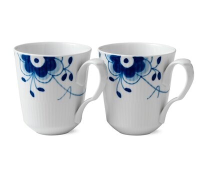 Royal Copenhagen Blue Fluted Mega Mug 12.25 Oz Set of 2 1016871, MPN: 1016871, 5705140718727