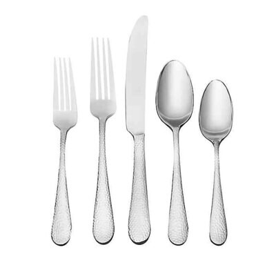 Oneida Tibet 45 Piece Flatware Set H086045CL20, MPN: H086045CL20, 79363016591