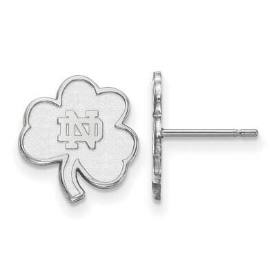 University of Notre Dame Extra-Small Post Earrings 10k White Gold 1W065UND, MPN: 1W065UND, 19110113…