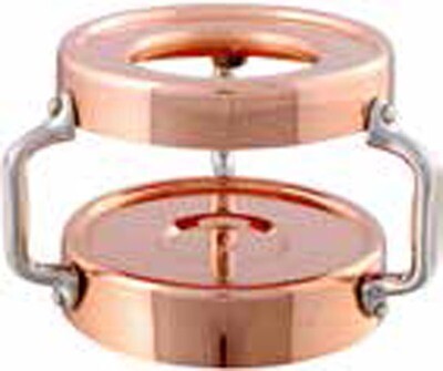 Mauviel M&#39;Mini Copper Heater with Candle 12 cm