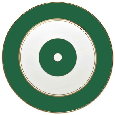 Raynaud Limoges Cristobal Emerald Flat Cake Plate 12.2 Inch 0883-17-504031, MPN: 0883-17-504031, 79…