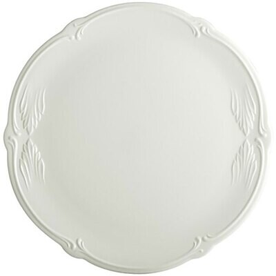 Gien Rocaille White Cake Platter 1800BPGA14, MPN: 1800BPGA14, 840769045863