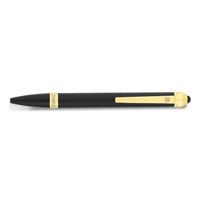 Charles Hubert Black &amp; Gold-tone Banded Ballpoint Pen GM18985, MPN: GM18985, 811233015330