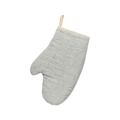 Casafina Kitchen Textiles Carmela Blue Oven Mitt 100% Li TX0247-CABL Set of 2, MPN: TX0247-CABL, 84…