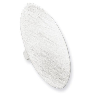 Satin &amp; Polished Fancy Ring Sterling Silver QR2826-7