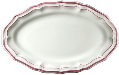 Gien Filet Pivoine Oval Platter 1831COV622, MPN: 1831COV622, 840769045054