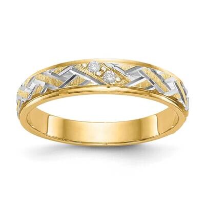Trio Ladies Wedding Band 14k Tri Gold AA Quality  X8296AA-L, MPN: X8296AA-L, 886774614694