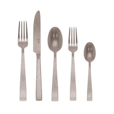 Sambonet Flat Vintage 5 Piece Place Setting Solid Handle 62412-93, MPN: 62412-93, 790955989511