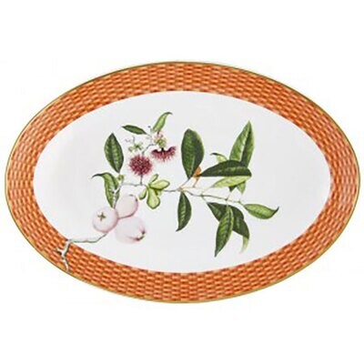 Raynaud Tresor Fleuri Quenelle Dish Orange 0656-37-514019, MPN: 0656-37-514019, 3660006747087