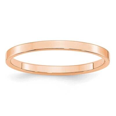 2mm Flat Band 14k Rose Gold RFLL020, MPN: RFLL020, 883957907451