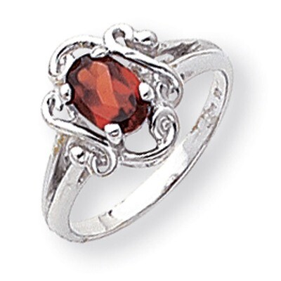 Polished 7x5 Oval Gemstone Ring Mounting 14k White Gold Y2228, MPN: Y2228,