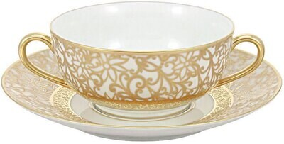 Raynaud Tolede Gold White Cream Soup Saucer, MPN: 0523-20-359018, 3660006625453