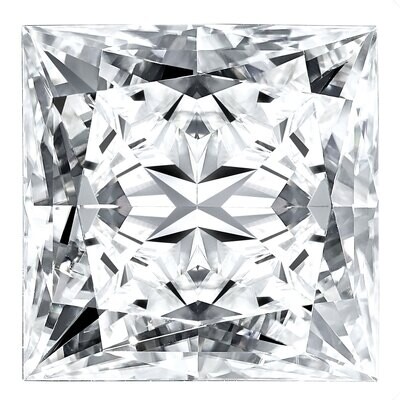 Moissanite True Light H Color 7mm Square Brilliant Gemstone MT-0700-SQB-QR, MPN: MT-0700-SQB-QR,