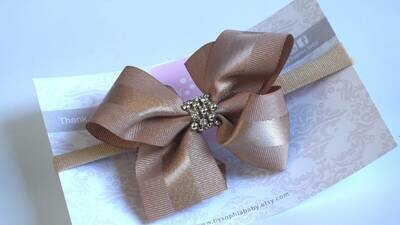 Camel Bow Headband Baby Bow Headband Newborn Bow Headband Headband Red Christmas Headband Bow Headb…