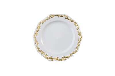 Mottahedeh Barriera Corallina Gold Bread &amp; Butter Plate TD503, MPN: TD503,