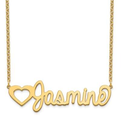 Customized Nameplate Necklace 14k Gold XNA1051Y, MPN: XNA1051Y, 191101991233