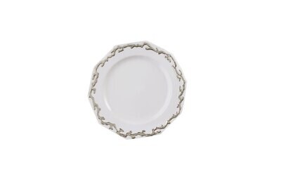 Mottahedeh Barriera Corallina Platinum Matt Bread &amp; Butter Plate TD603, MPN: TD603,