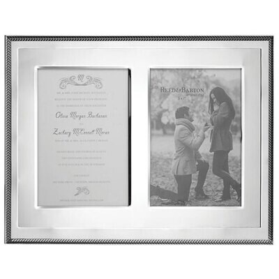 Reed and Barton Kenlie Double Picture Frame 5 x 7 Inch 877139, MPN: 877139, 735092259547