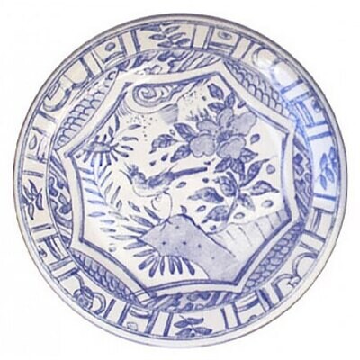 Gien Oiseau Blue &amp; White Dessert Plate 1290ADES50, MPN: 1290ADES50, 840769106649