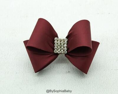 Burgundy Bow Bow Hair Clip Toddler Burgundy Hair Clip Girls Bow Hair Clip Big Bow Hair Clip Burgund…