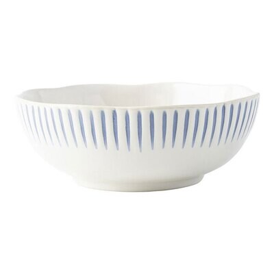 Juliska Sitio Stripe Indigo Coupe Bowl KW08X/046, MPN: KW08X/046, 810882033702