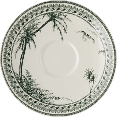 Gien Les Depareillees Green Tea Saucer 1841STHE01, MPN: 1841STHE01, 3660838021881