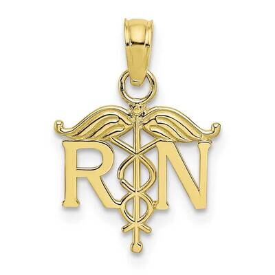 Registered Nurse Pendant 10k Gold 10K4930, MPN: 10K4930,