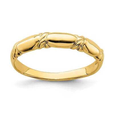 Link Band Ring 14k Gold K4608, MPN: K4608, 637218006045