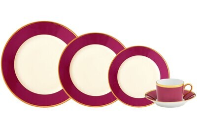 Robert Haviland Arc En Ciel Fuschia 5 Piece Place Setting HP513, MPN: HP513,