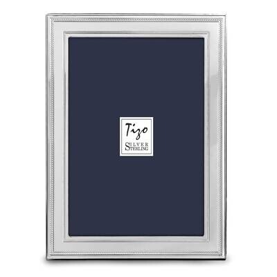 Double Beaded 8X10 Photo Picture Frame Sterling Silver GM19944, MPN: GM19944,