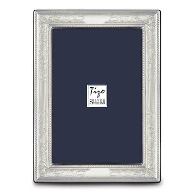 Floral Border 8X10 Photo Picture Frame Sterling Silver GM19922, MPN: GM19922,