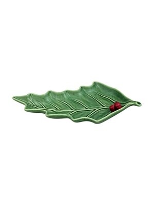 Bordallo Pinheiro Pinheiro Holly  Leaf Green Red 65000207, MPN: 65000207, 5600876070661