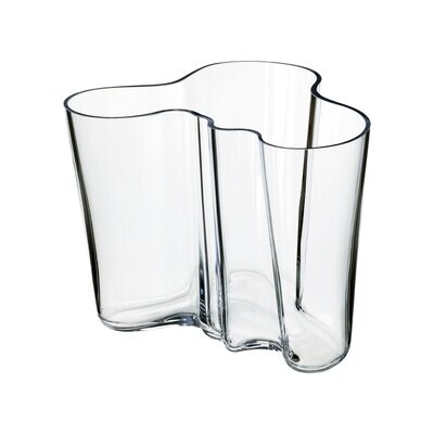 iittala Aalto Vase 6.25 Inch Clear, MPN: 1007041, 6411920004445