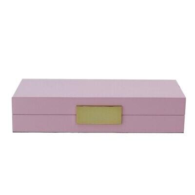 Addison Ross Pink Lacquer Box With Silver 4 x 9 Inch Lacquer BX1250, MPN: BX1250, UPC/EAN: 50240431…