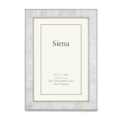 Silver-tone Mother of Pearl 8 x 10 Inch Picture Frame GM22471, MPN: GM22471, 820036023725