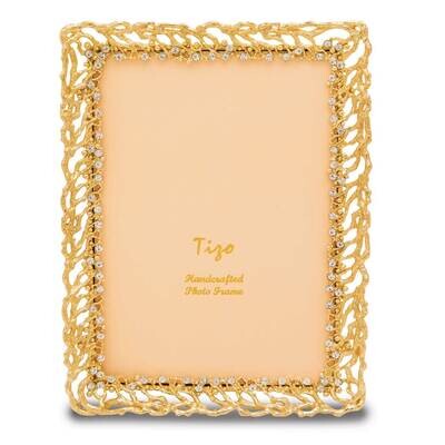 Ivy with Crystals 5X7 Photo Picture Frame Gold-tone GM20014, MPN: GM20014,
