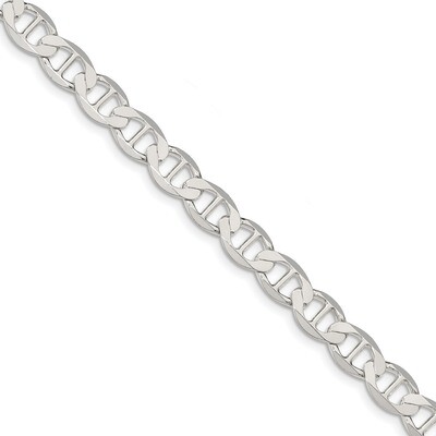 8 Inch 8.9mm Polished Flat Anchor Chain Sterling Silver QLFA180-8, MPN: QLFA180-8, 883957832999