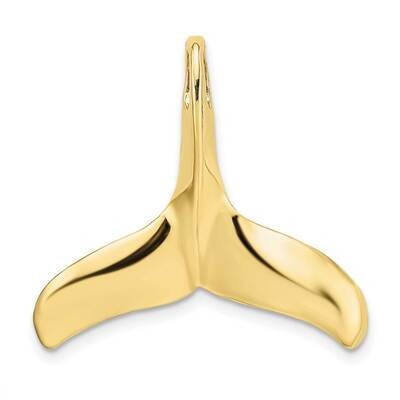 3-D Polished Textured Whale Tail Charm 10k Gold 10K7728, MPN: 10K7728,