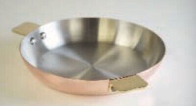 Mauviel M&#39;Cook Copper Stainless Steel Round Pan 20cm 650720